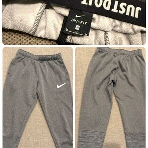 Nike Kids Charcoal Dri-FIT Joggers